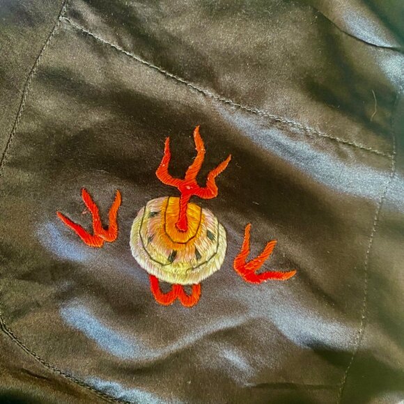 Vintage Black Red Dragon Kimono - Picture 6 of 10